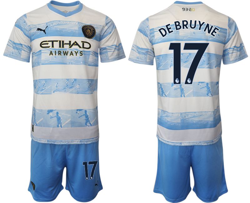 Men 2022-2023 Club Manchester City blue 17 Soccer Jersey